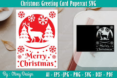 Christmas Greeting Card SVG Bundle 1 - CraftNest - Digital Crafting and Art
