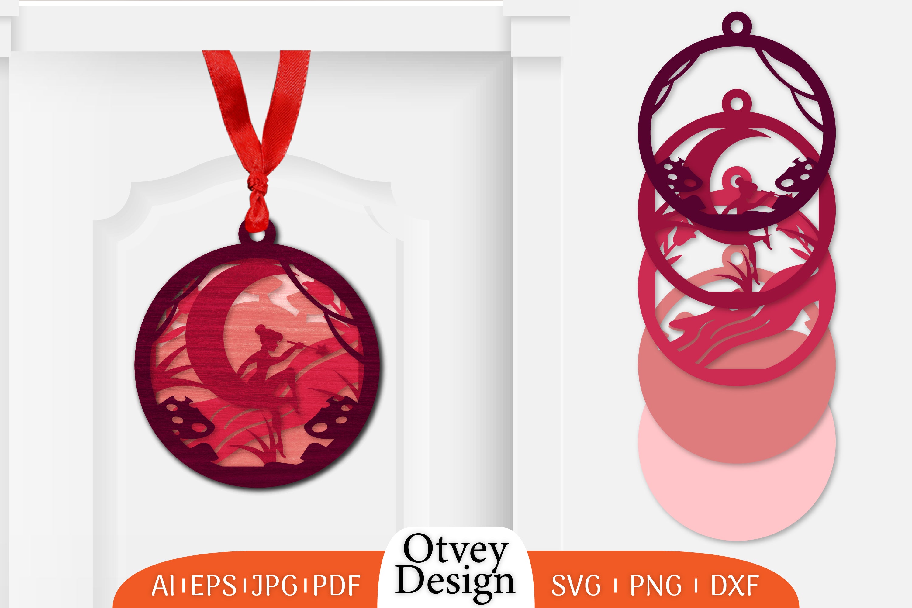 Fairy Ornament Lasercut SVG Bundle 1 - CraftNest - Digital Crafting and Art