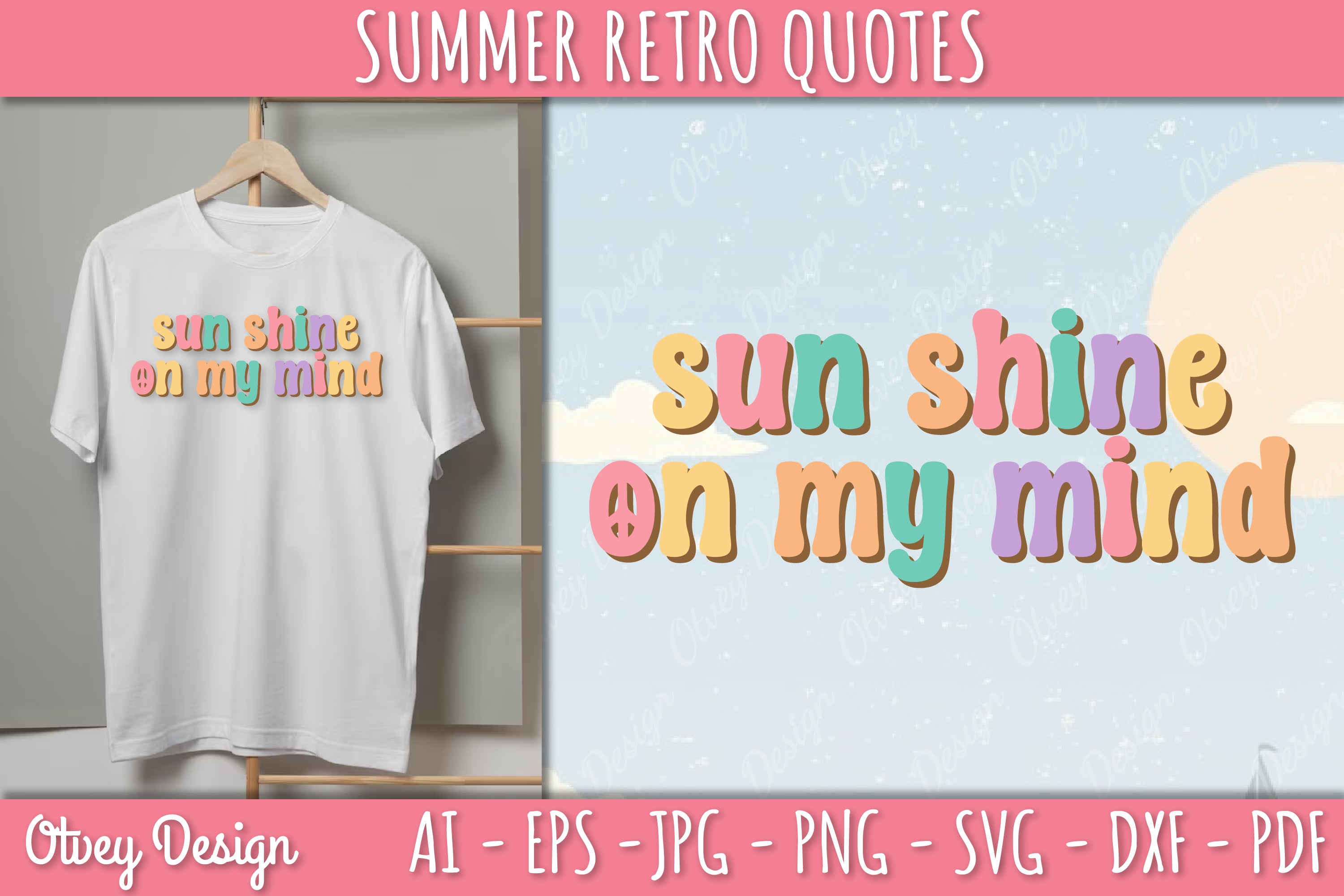 Summer Retro Quotes SVG Bundle