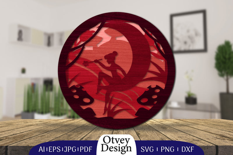Fairy 3D Layered Lasercut SVG Bundle 1 - CraftNest - Digital Crafting and Art