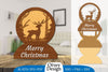 Christmas Deer Lasercut SVG Bundle