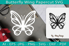 Butterfly Papercut SVG Bundle 1 - CraftNest - Digital Crafting and Art