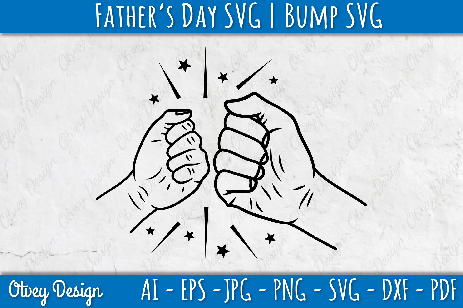 Father's Day Fist Bump SVG Bundle 2 - CraftNest - Digital Crafting and Art