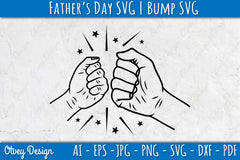Father's Day Fist Bump SVG Bundle 2 - CraftNest - Digital Crafting and Art
