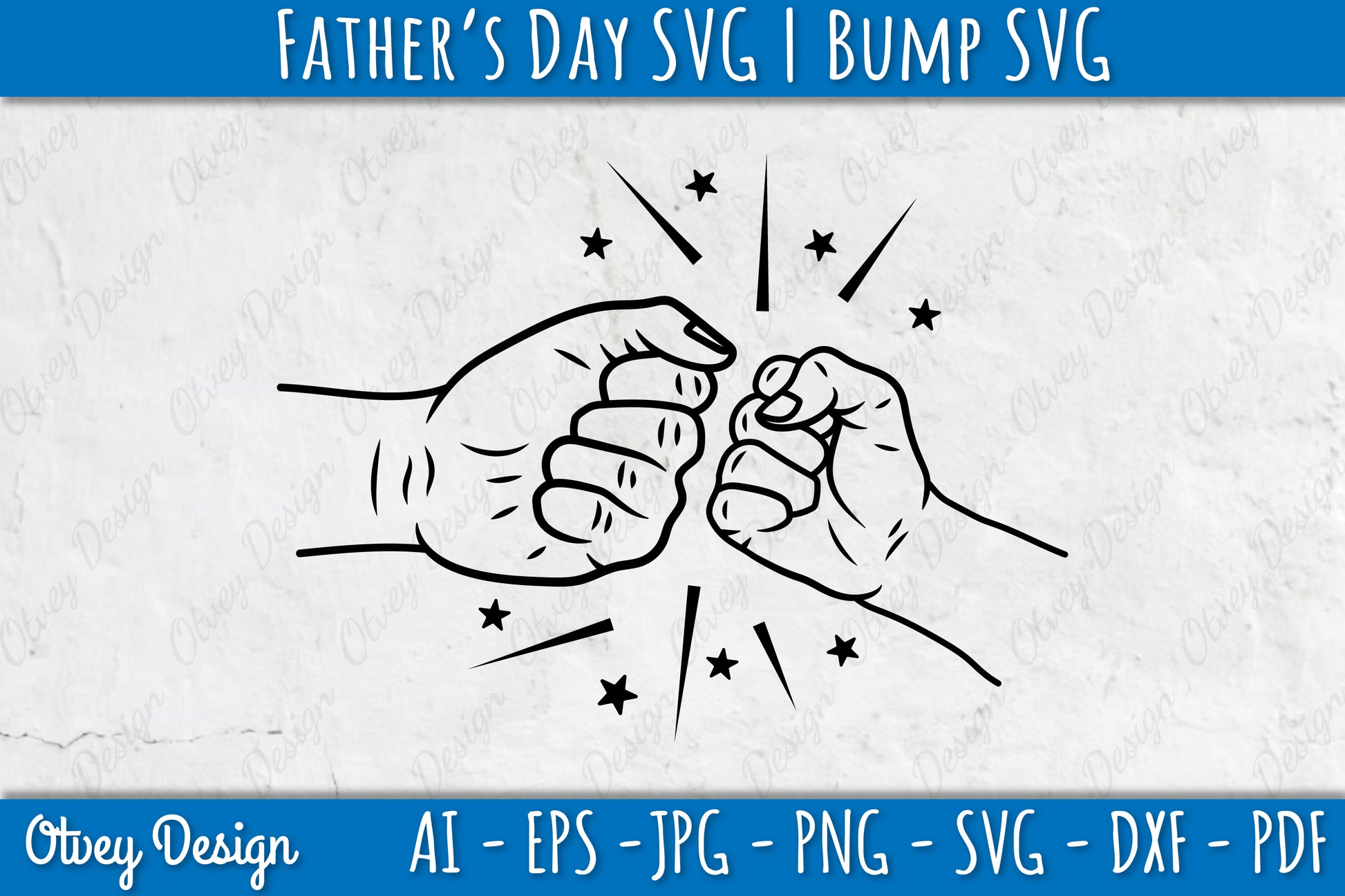 Father's Day Fist Bump SVG Bundle 7 - CraftNest - Digital Crafting and Art