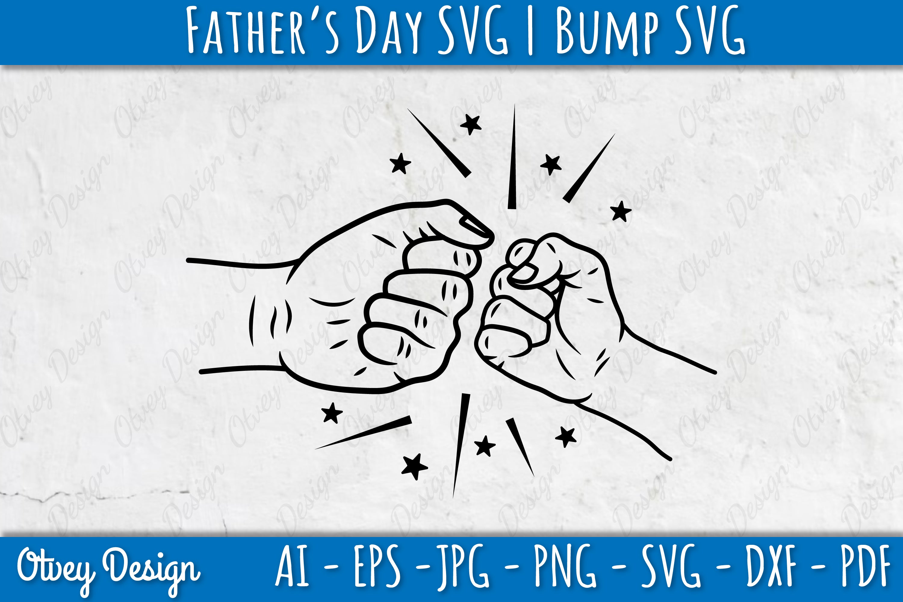 Father's Day Fist Bump SVG Bundle 7 - CraftNest - Digital Crafting and Art