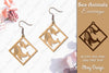 Sea Animals Earrings Laser Cut SVG Bundle