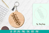 Flower Keychain SVG Bundle