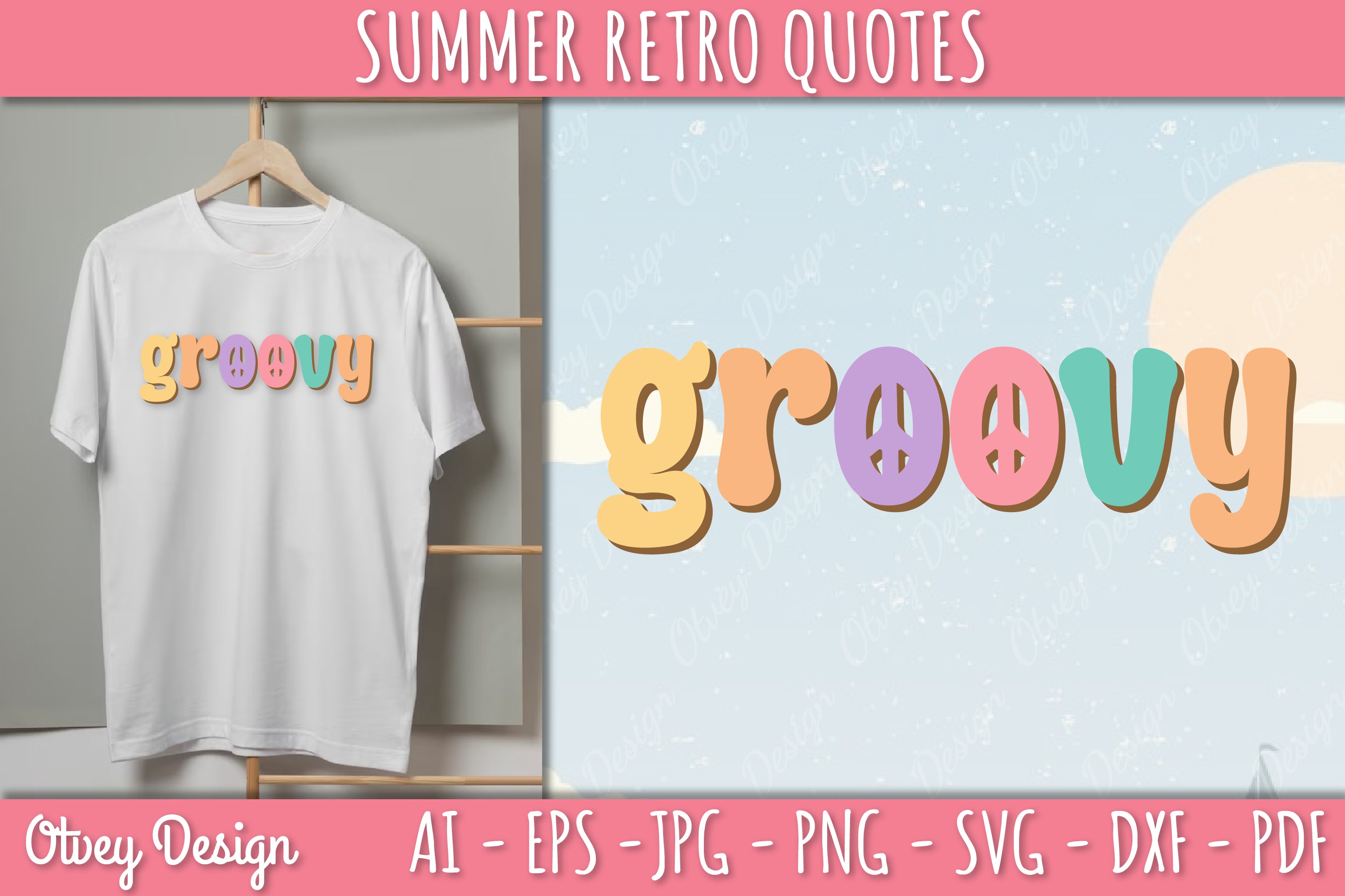 Summer Retro Quotes SVG Bundle