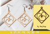 Flower Earring Laser Cut SVG Bundle