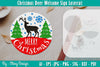 Christmas Deer Welcome Sign SVG Bundle