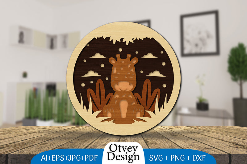 Animals 3D Layered Lasercut SVG Bundle 1 - CraftNest - Digital Crafting and Art