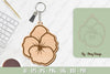 Flower Keychain Laser Cut SVG Bundle
