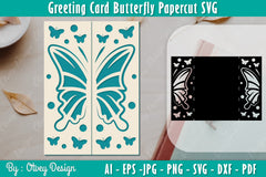 Greeting Card Butterfly SVG Bundle 1 - CraftNest - Digital Crafting and Art