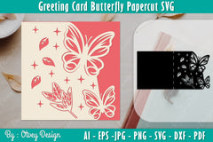 Greeting Card Butterfly Papercut SVG Bundle 17 - CraftNest - Digital Crafting and Art
