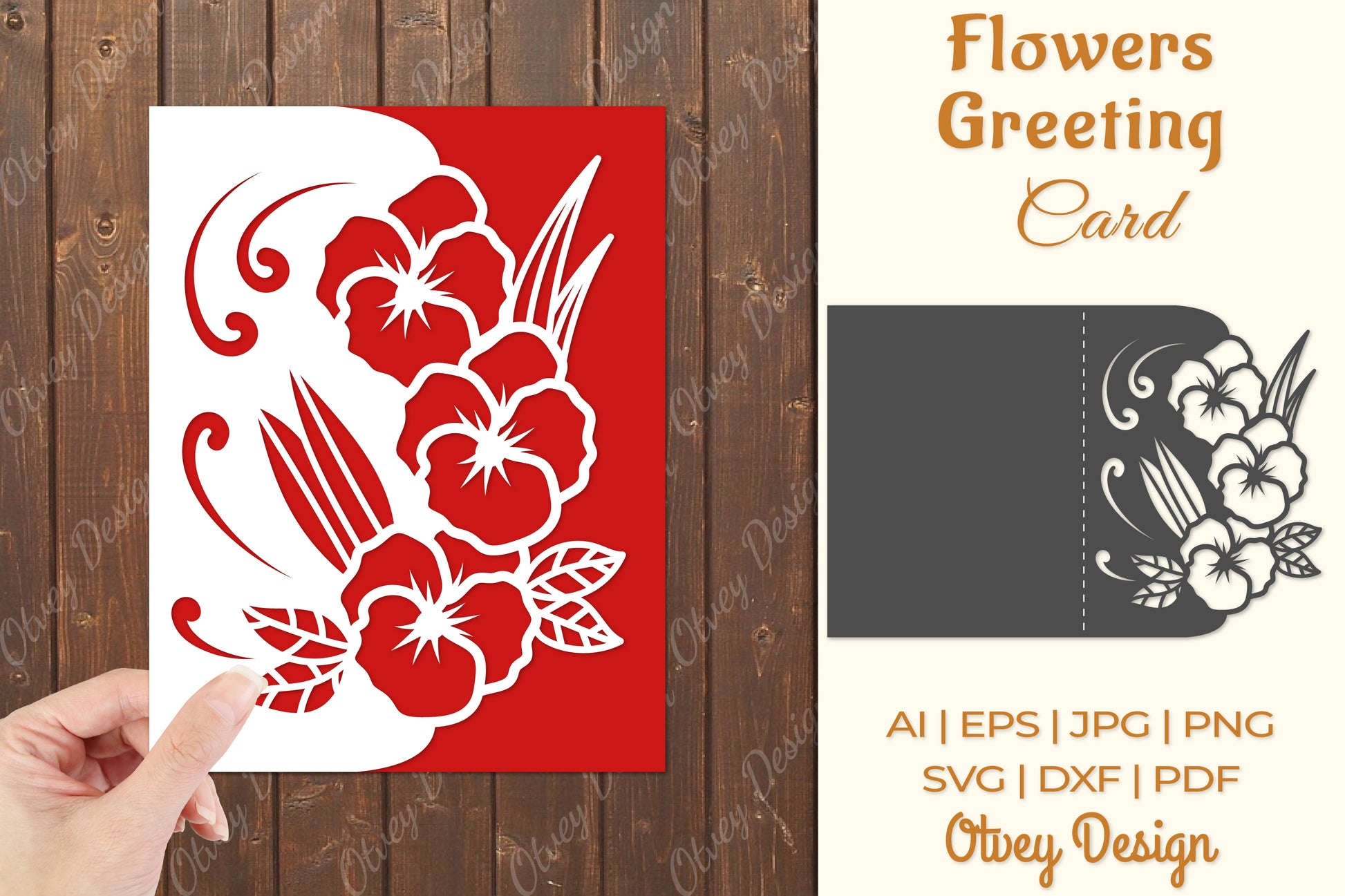 Flowers Card Cover Paper Cut SVG Bundle 1 - CraftNest - Digital Crafting and Art