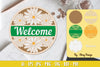 Daisy Flower Welcome Sign SVG Bundle