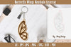 Butterfly Keychain Lasercut SVG Bundle