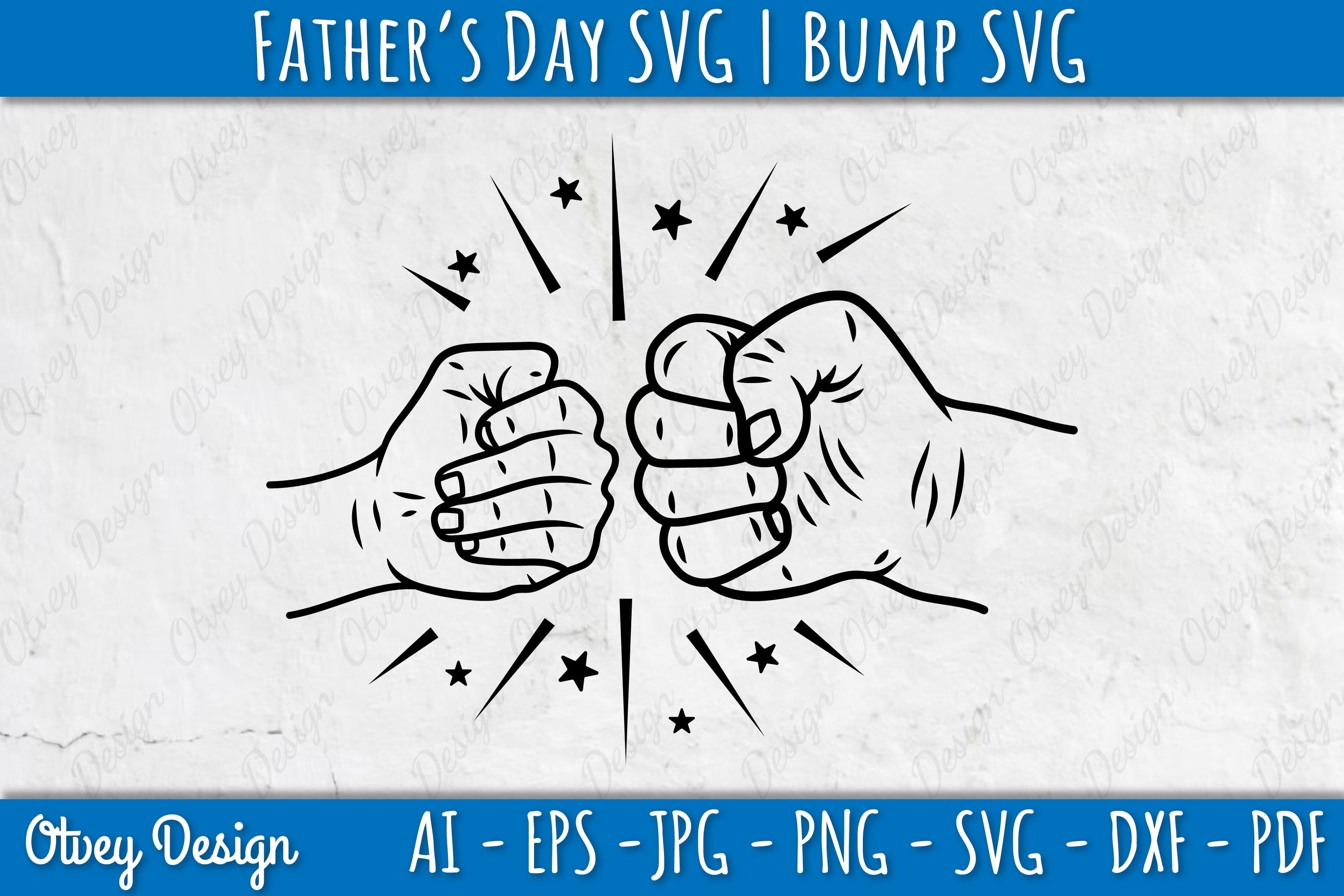Father's Day Fist Bump SVG Bundle 6 - CraftNest - Digital Crafting and Art