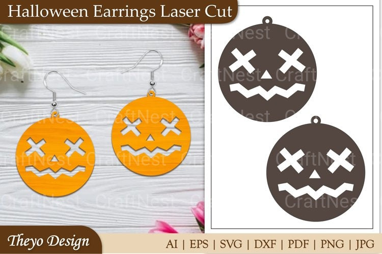 Halloween Earrings SVG Bundle