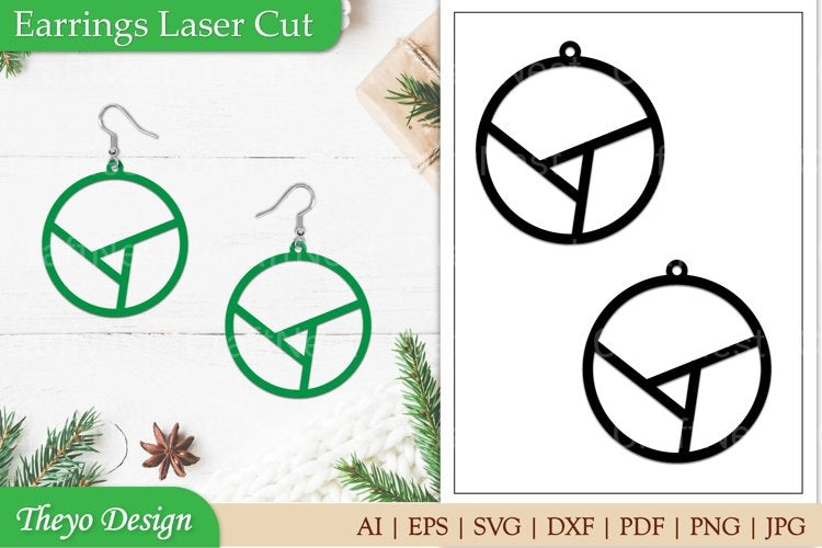 Earrings Laser Cut SVG Bundle