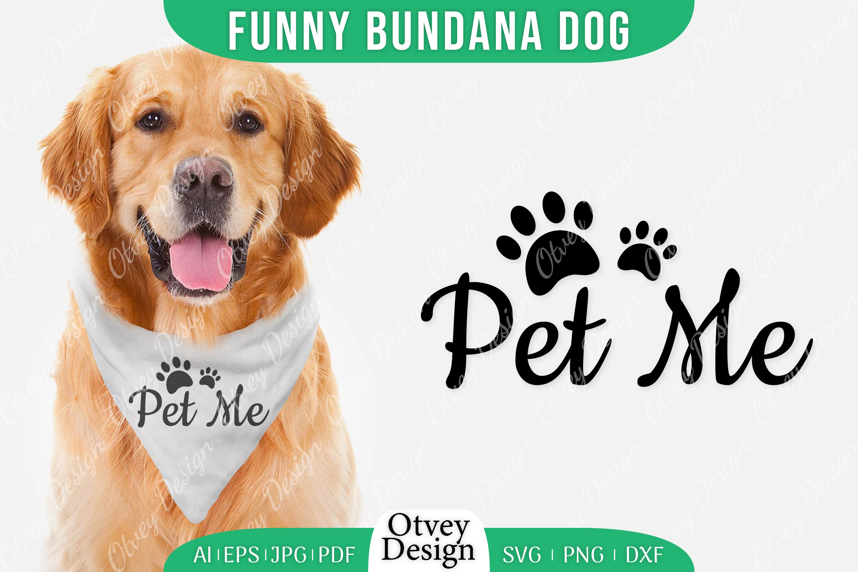 Funny Dog Bandana SVG Bundle 13 - CraftNest - Digital Crafting and Art