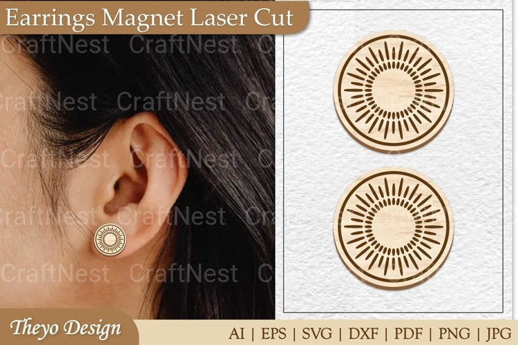 Earrings Magnet SVG Bundle