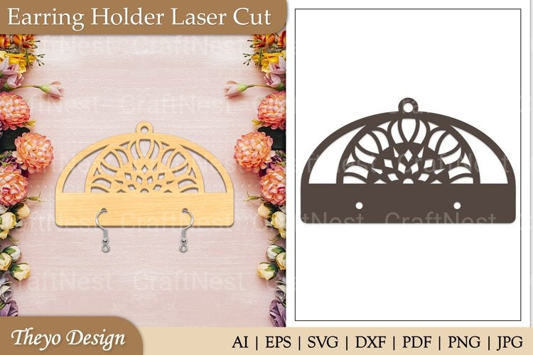 Earrings Holder SVG Bundle