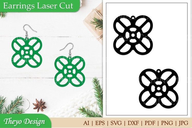 Laser Cut Earrings SVG Bundle
