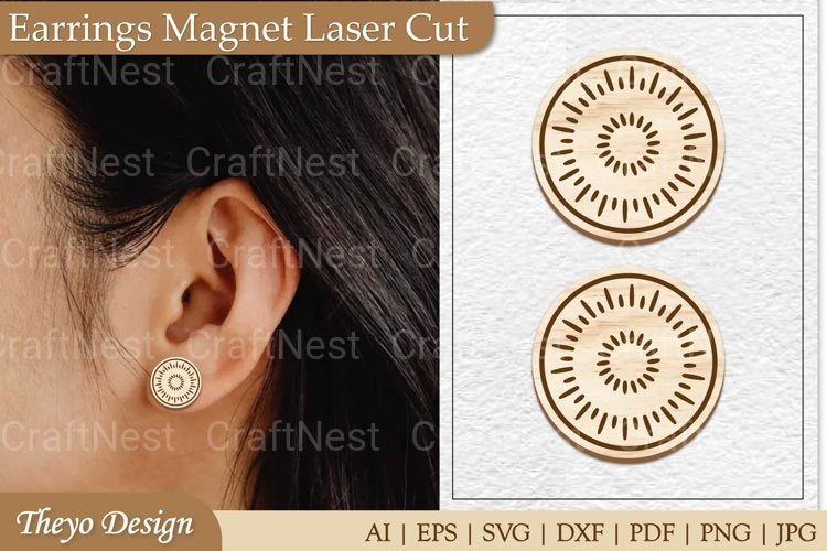 Earrings Magnet SVG Bundle