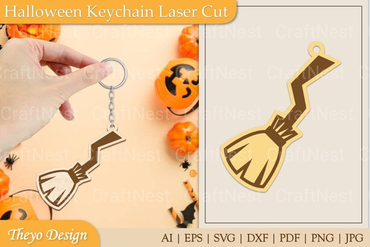 Halloween Keychain SVG Bundle
