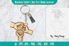 Father's Day First Bump Keychain SVG Bundle