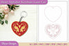 Alphabet Keychain Heart SVG Bundle