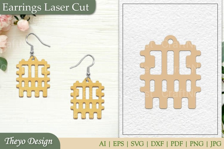 Lasercut Earrings SVG Bundle