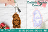 Christmas Keychain Lasercut SVG Bundle
