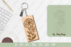 Flower Keychain Laser Cut SVG Bundle