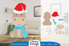 Animals Christmas SVG Bundle 7 - CraftNest - Digital Crafting and Art