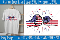 4th of July Patriotic Fist Bump SVG Bundle 1 - CraftNest - Digital Crafting and Art