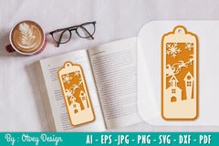 Santa Sleigh Bookmark SVG Bundle 3 - CraftNest - Digital Crafting and Art