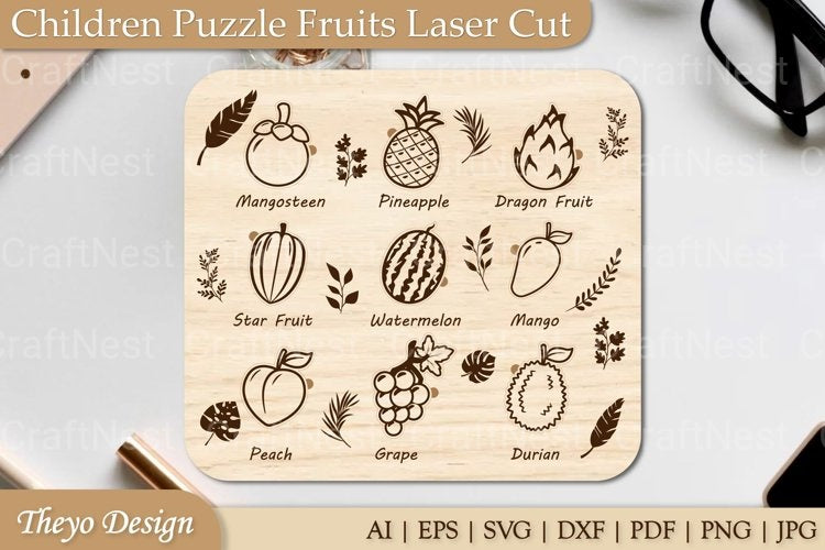 Fruits Puzzle SVG