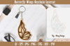 Butterfly Keychain Lasercut SVG Bundle