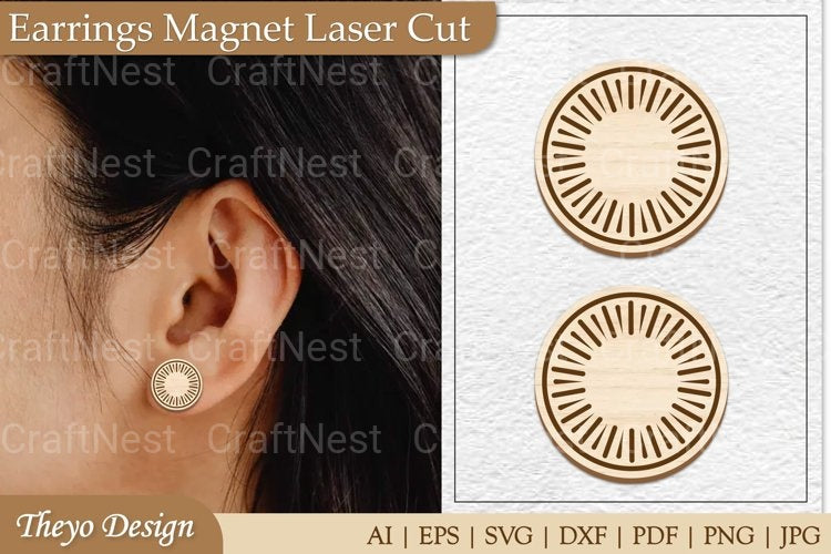Earrings Magnet SVG Bundle