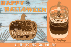 Welcome Halloween Lasercut SVG Bundle 2 - CraftNest - Digital Crafting and Art
