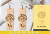 Flower Earring Laser Cut SVG Bundle