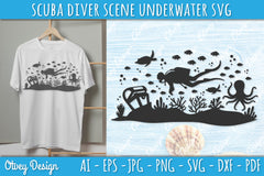 Scuba Diver Underwater World SVG Bundle 5 - CraftNest - Digital Crafting and Art
