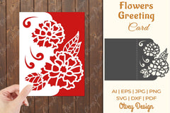 Flowers Card Cover Paper Cut SVG Bundle 3 - CraftNest - Digital Crafting and Art