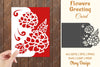 Flowers Card Cover Paper Cut SVG Bundle