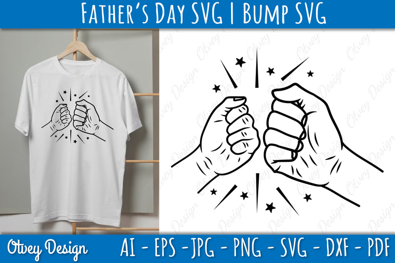Father's Day Fist Bump SVG Bundle 2 - CraftNest - Digital Crafting and Art