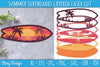 Summer Surfboards Layered Laser Cut SVG Bundle