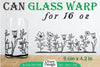 Blooming Wildflowers Can Glass 16 OZ SVG Bundle